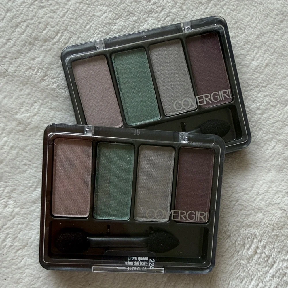COVERGIRL Quad Eyeshadow Palette “Prom Queen” 224 Green, Taupe & Plum  Sealed
